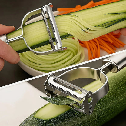 Steel vegetable peeler