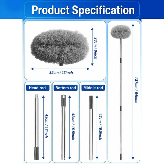 High cleaning fan microfiber