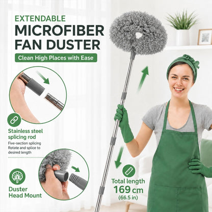 High cleaning fan microfiber