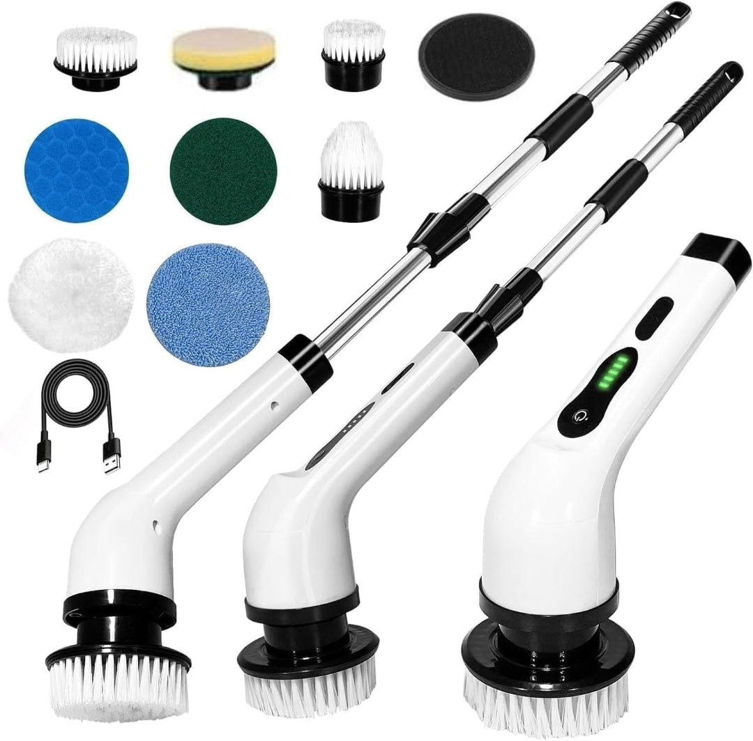 Electric spin scrubber