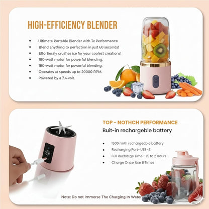 Portable USB Blender – Mini Smoothie Maker