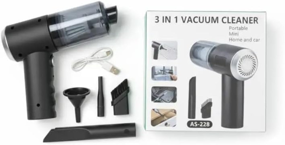 3 in 1 portable mini vacuum cleaner