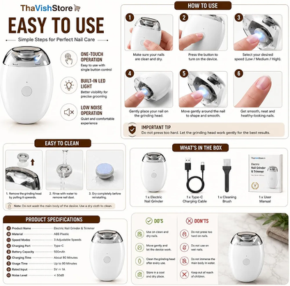 Automatic Electric Nail Trimmer
