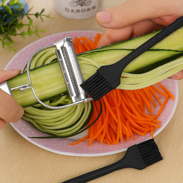 Steel vegetable peeler