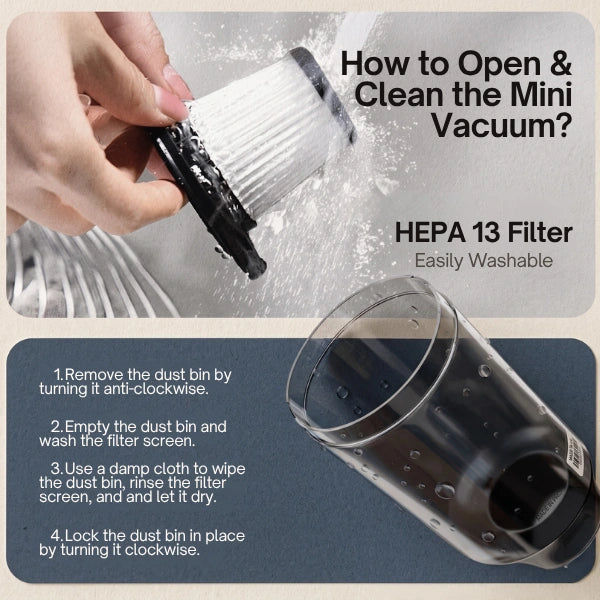 3 in 1 portable mini vacuum cleaner