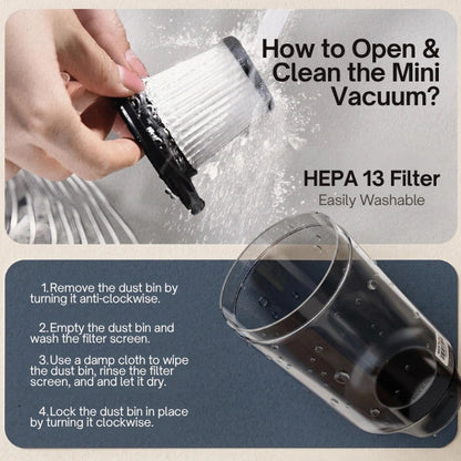 3 in 1 portable mini vacuum cleaner