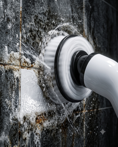 Electric spin scrubber