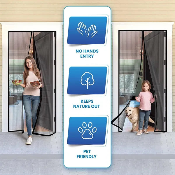 Magnetic mosquito screen