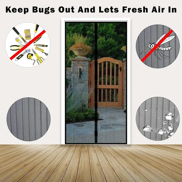 Magnetic mosquito screen