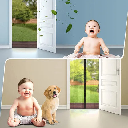 Magnetic mosquito screen
