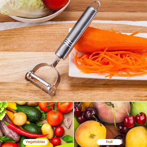 Steel vegetable peeler