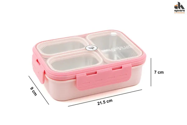 3 compartment kids lunch box